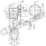 SK1SI31 i= 30 D14mm REDUCTEUR NORD REDUCTEURS