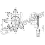 SK1SI50 Bras de réaction 110mm NORD REDUCTEURS