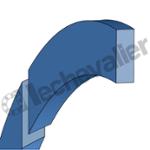 SRA 2.05X12X1 PTFE F52800 BAGUE ANTI-EXTRUSION FREUDENB-97614