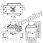 DARQ-K-X1-A2-F05-30-R1 ETRIER SRBC ETRIER VDI/VDE 30X130 H30 - FESTO