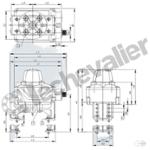 SRBK-CA4-YR90-N-1-P-C2 PA-IP67 VDI/VDE 3845 - 2XPNP 3 FILS - FESTO