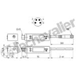 SWDN-V01-P4-2 Vacuostat a affichage -1/+1 bar 2 s