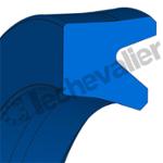 T20 40X48X5.7 PU 95SH JOINT DE TIGE MERKEL - 40422327