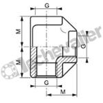 130I.12X17 TE FFF INOX 316L ( 3/8 ) BSPP INOX 316L - PN20