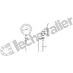 204010 THERMO. TT INOX D100 - 400°C 1/2 - 150X6mm ORIENTABLE - CITEC