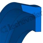 TOF 60 23 - 60X24X12/3 NBR 88SH JOINT DE PISTON FREUDENBERG - 15180