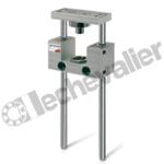45NUT025A0050 UNITE GUIDE EN U PALIERS LISSES PR ISO6432 D25 C50
