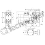 45NUT032A0050 UNITE GUIDE EN U PALIERS LISSES PR ISO15552 D32 C50