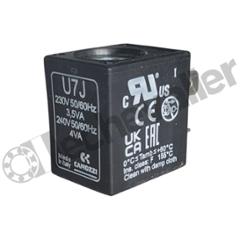 U7J BOBINE 230V AC / 240V AC - PET 3,5VA/4VA - DIN 43650B - CAMOZZI