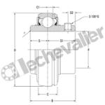 UC210 INOX ROULEMENT INOX