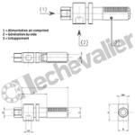 VEB-25L Ejecteur de base Débit élevé Dn. 2,