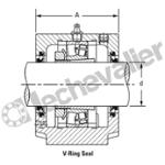 VR613 JOINT V-RING 68X103X10,2 TIMKEN