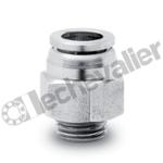 X6512 6-1/8 PIQUAGE MALE 1/8-D6 M1/8 BSPP - AISI 316-  CAMOZZI