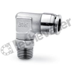 X6520 12-3/8 COUDE MALE 3/8-D12 M3/8 BSPT - AISI 316-  CAMOZZI