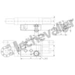 ZVP.101 EMBASE NAMUR 1/4 BANJO 3/8 .