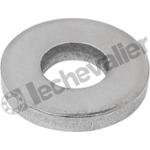 K1968.240 RONDELLE FORME HAUTE, ACIER NATUREL