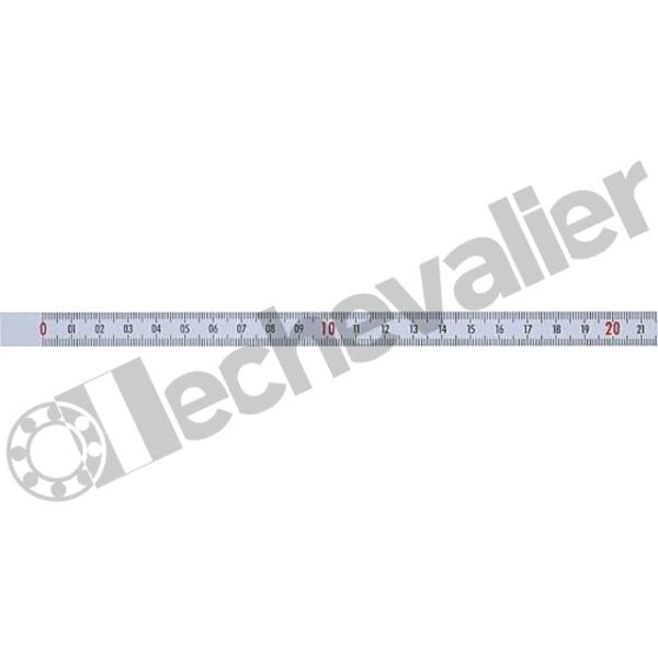 K1301.00021010X0500 RUBAN DE MESURE AUTOADHESIF 500X10