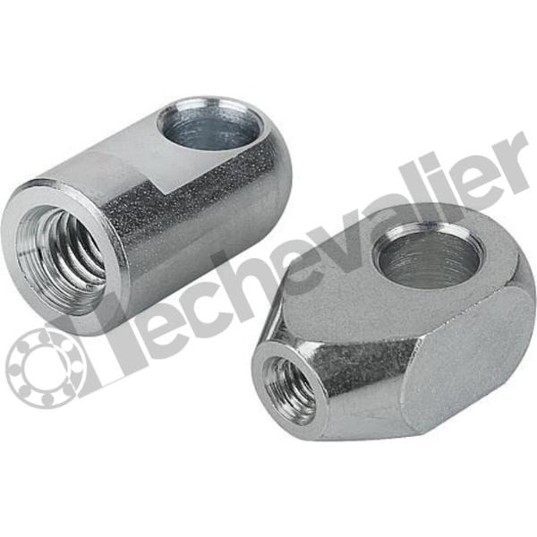K0127.0508116 EMBOUT A ROTULE M05, FORME:B ACIER,