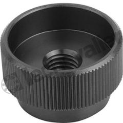 K0137.205 ECROU MOLETE M05, FORME:B ACIER DE