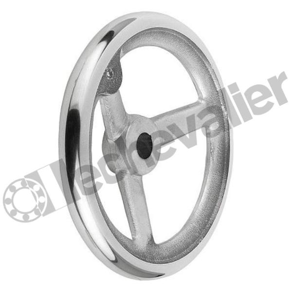K0160.0160X16 VOLANT SANS RAINURE D1=160 ALUMINIU