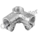 K0476.540 BRIDE ANGLE DROIT ALUMINIUM, COMP:A