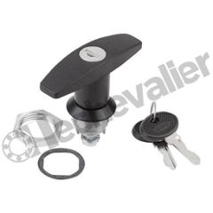 K0526.2183 VERROUS QUART DE TOUR ZINC POIGNEE