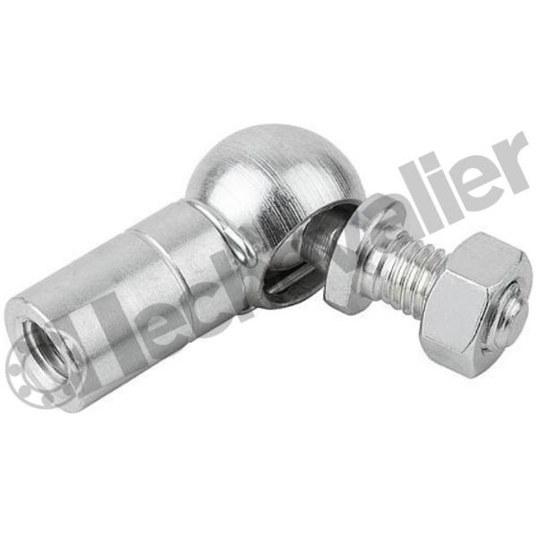 K0734.080511 EMBOUT A ROTULE M05, FORME:CS ACIER