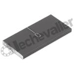 K0757.00 REGLE AUTOADHESIF L=30 ALUMINIUM, H