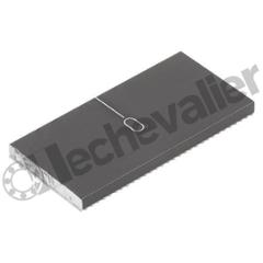 K0757.00 REGLE AUTOADHESIF L=30 ALUMINIUM, H