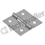 K1082.104201212 CHARNIERE ACIER INOX., A1=8,5, A2=8