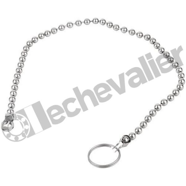 K1125.119X1000 CHAÎNETTE AVEC ANNEAU PORTE-CLES L=