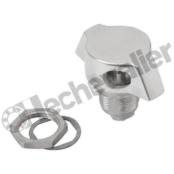 K1358.18 VERROUS QUART DE TOUR AVEC BOUTON P