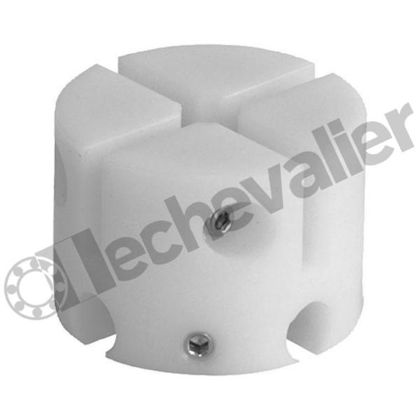 K1637.150036 MODULE DE BASE POM D=50 H=36 BLANC