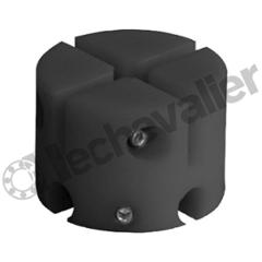 K1637.250036 MODULE DE BASE POM D=50 H=36 NOIR