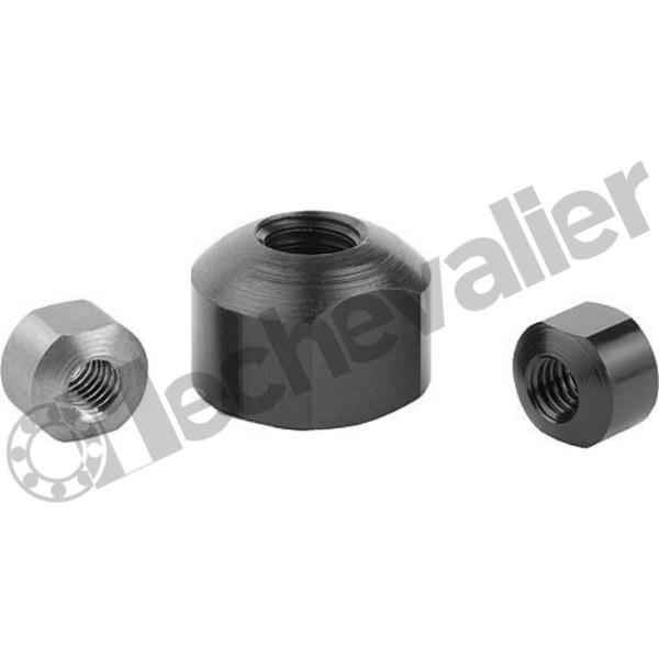 K0664.10 ECROU A BOUT PLAT M10 ACIER