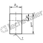 K0545.04 AIMANT DE MAINTIEN AVEC DIAM.EXT. C