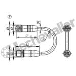 K1482.1211235X1000 CONNECTEUR A BORNES A VIS BLINDE