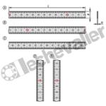K1301.00021010X0500 RUBAN DE MESURE AUTOADHESIF 500X10