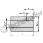 K0412.3012 DOUILLE DE REDUCTION 30X12 ACIER, D