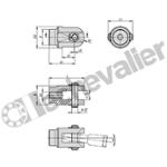 K1935.05080516 EMBOUT A CHAPE POUR EMBOUT A ROTULE