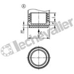 K2036.00150820 OBTURATEUR MIT FILZGLEITFLACHE, FOR