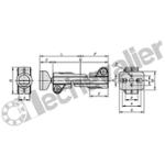K0489.181 BRIDE ARTICULATION, POUR TUBE ROND,