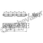 K0943.110008 MORS DE SERRAGE STANDARD H=8 ACIER