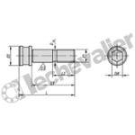 K0970.16055 VIS CALIBRE 5 AXES UNILOCK PAS 80MM
