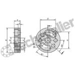 K0812.24212020 DISQUE ROTATIF ACIER DE TRAITEMENT