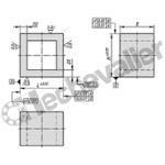 K0809.10012598125 CONSOLE MINI+FACES D'APPUI PRE-USI