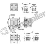K1536.21608585100 BLOC REHAUSSEUR VERSION COURTE
