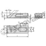 K0853.92016030 MINI CRAMPON HAUT REGLABLE DEGAGE