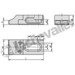 K0853.96116030 BLOC BUTEE FIXE REGLABLE DEGAGE