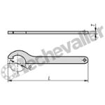 K0787.068075 CLE A ERGOT A NEZ L=240, D=68
